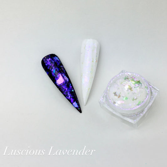 Luscious Lavender Chrome Flakes